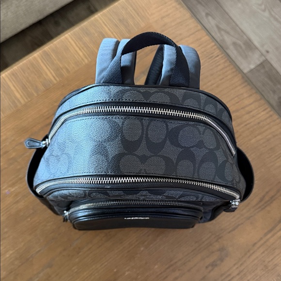 Coach Charcoal/Black Signature Mini Backpack - Picture 6 of 7